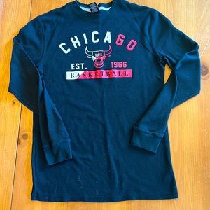 Chicago Bulls long sleeve waffle knit